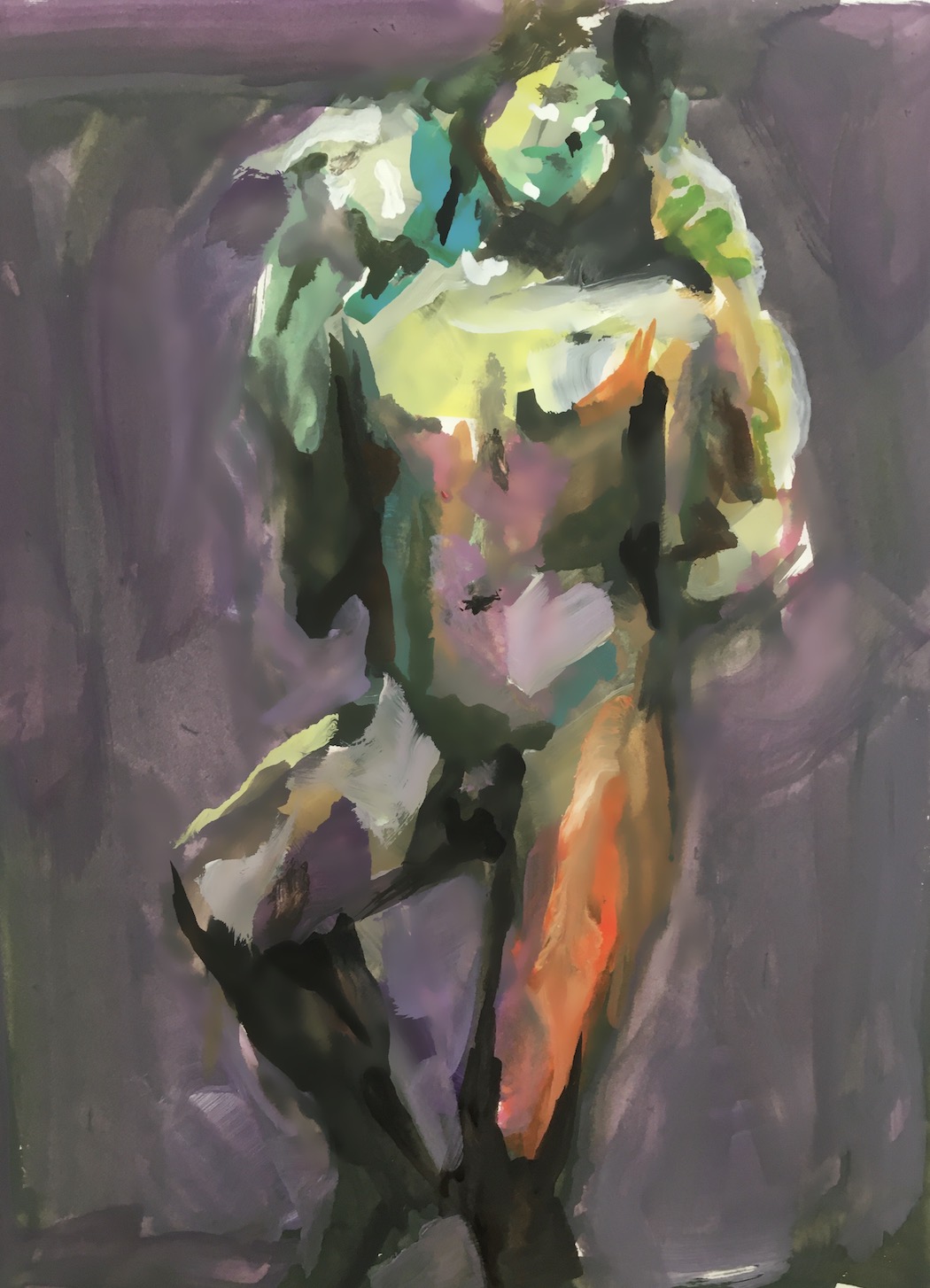 Sheeper, painting, Gouache on Paper, on Commission 90.-